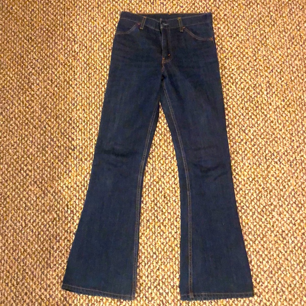 Vintage Levi’s 646 orange tab 27x33 bell bottoms